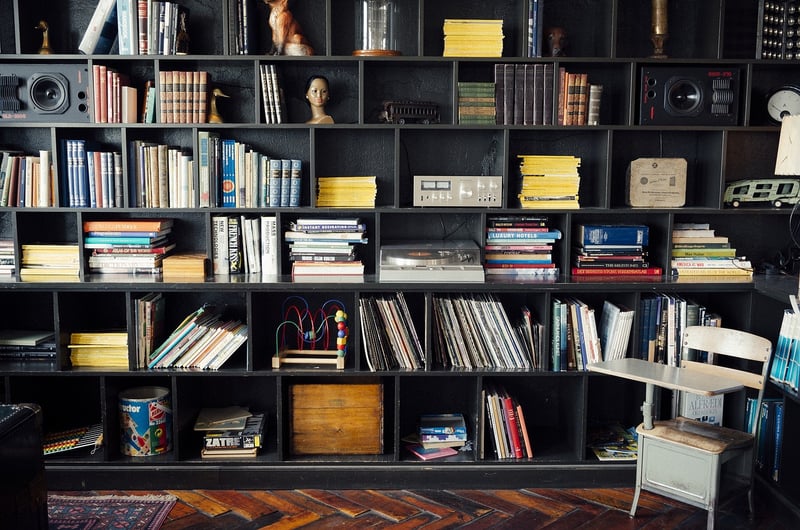 Vintage Suitcase Shelves